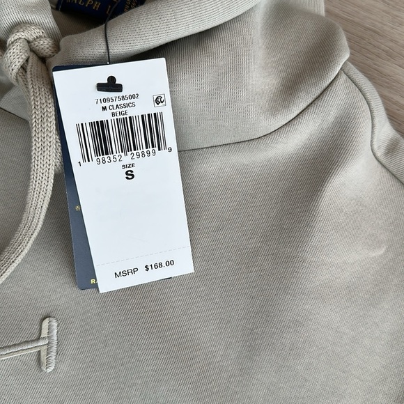 Polo Ralph Lauren Leather Pony Double Knit Hoodie - Picture 6 of 10